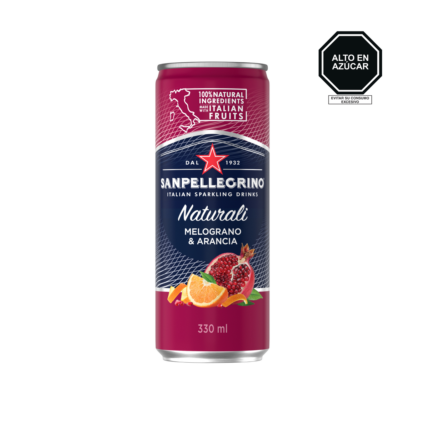 Sanpellegrino Melograno & Arancia 330ml Can