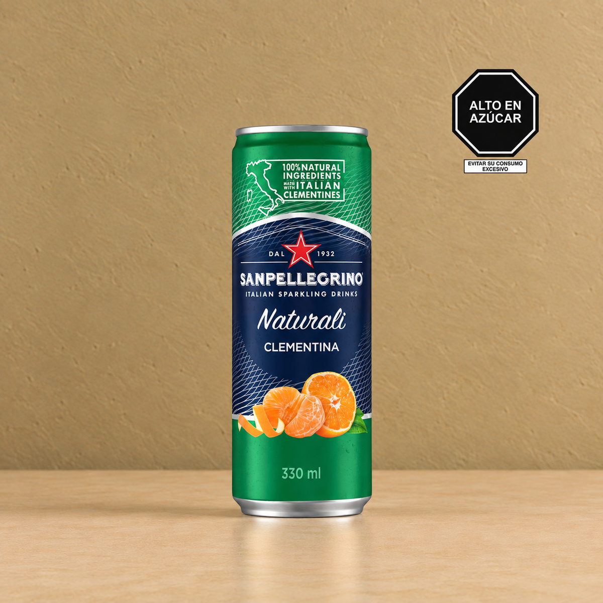 Sanpellegrino Clementina Gasificada 330ml Can